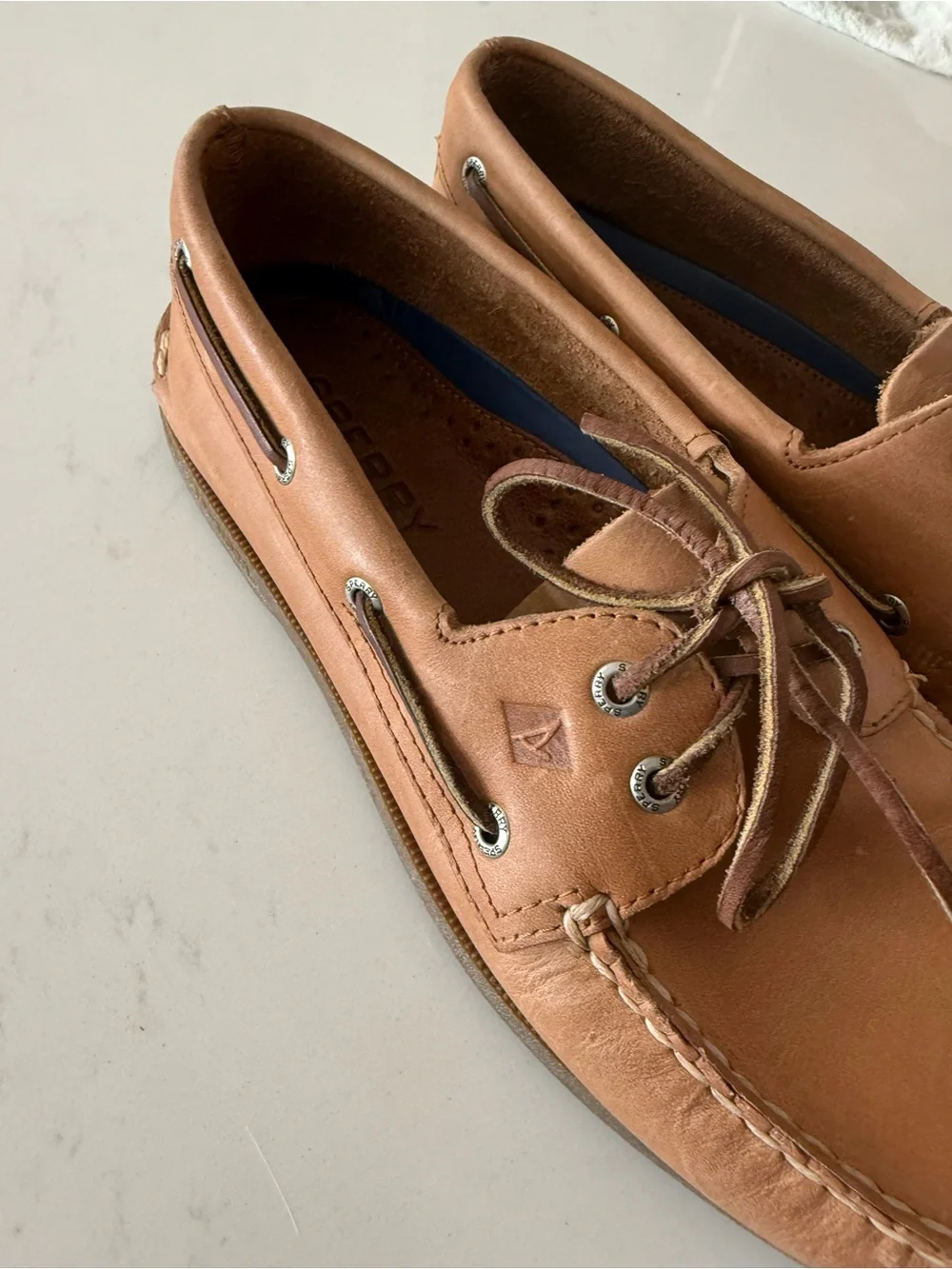 Sperry men’s classic leather boat shoes- 10.5 XW
